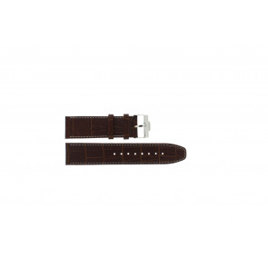 Uhrenarmband Jacques Lemans 1463 Leder Braun 23mm